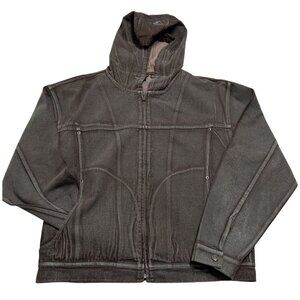 Daily Paper Balo Wax Jacket in Brown